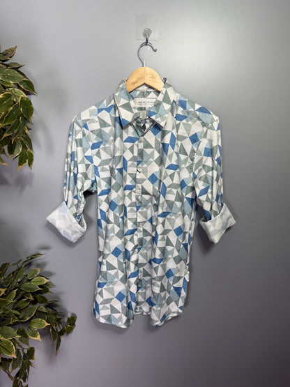 Men's Digital Printed Full Sleeve Shirt