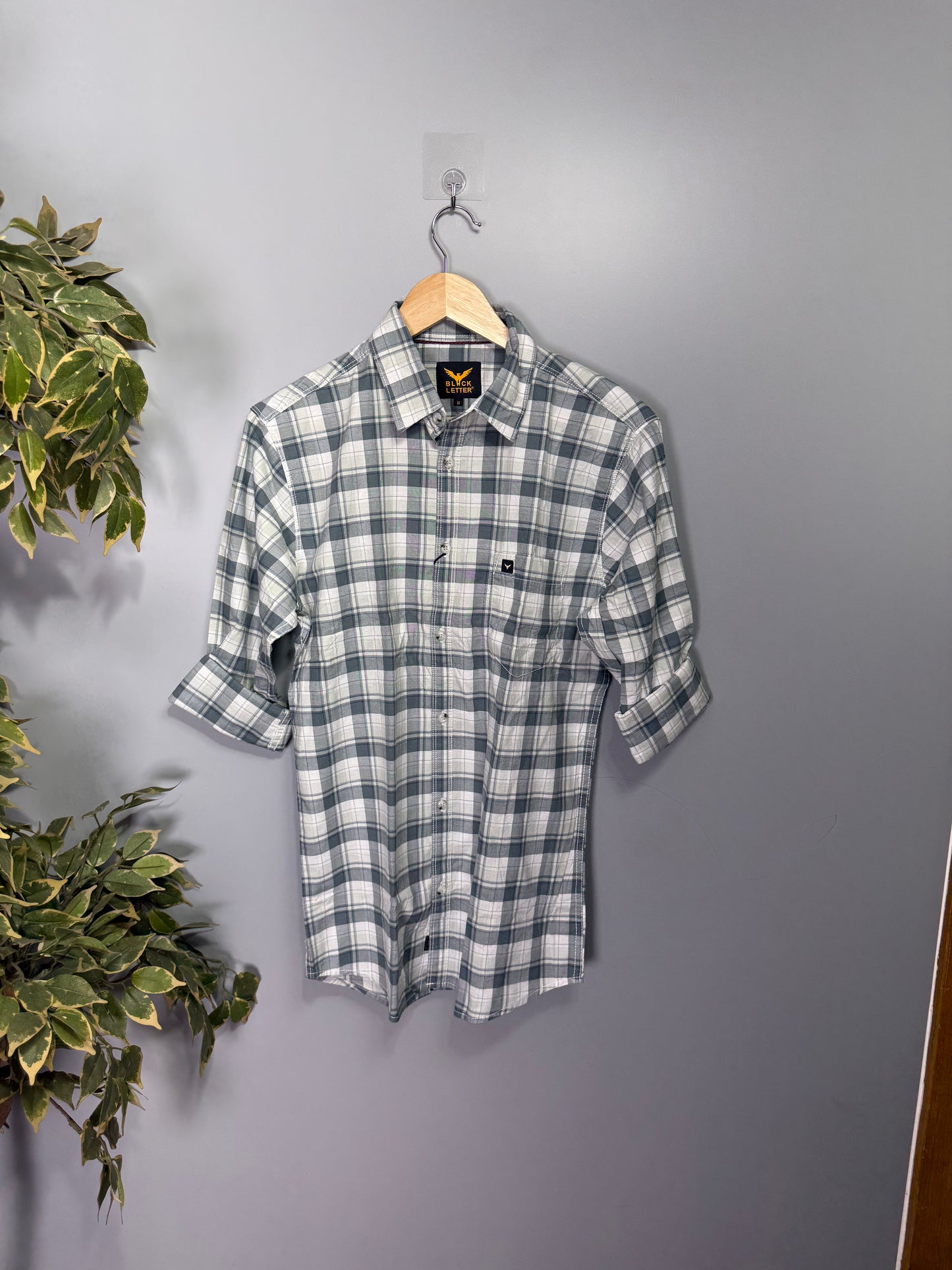 Men's Checked Full Sleeve Cotton Shirt