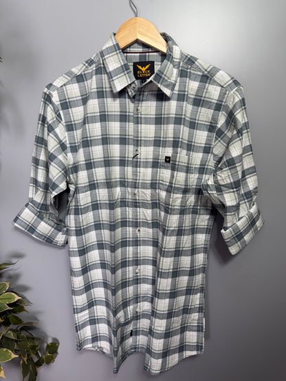 Men's Checked Full Sleeve Cotton Shirt