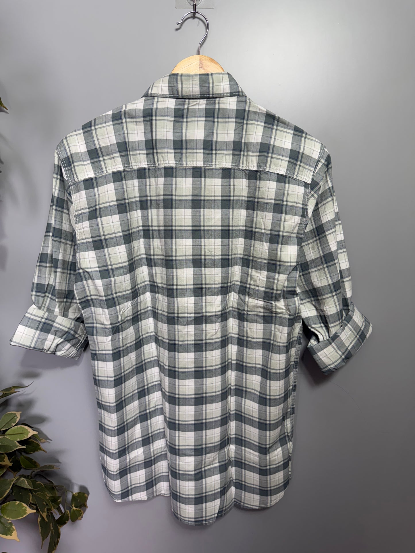 Men's Checked Full Sleeve Cotton Shirt