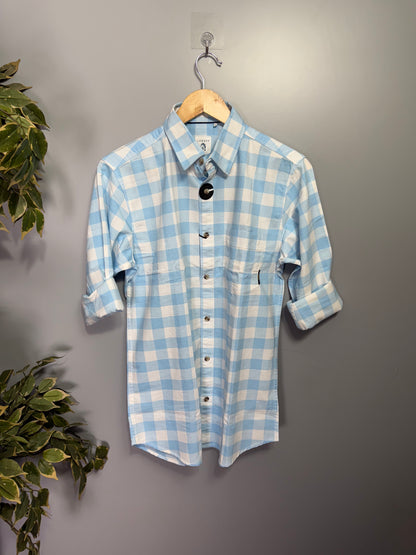 Men's Checked Full Sleeve Cotton Shirt