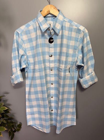 Men's Checked Full Sleeve Cotton Shirt