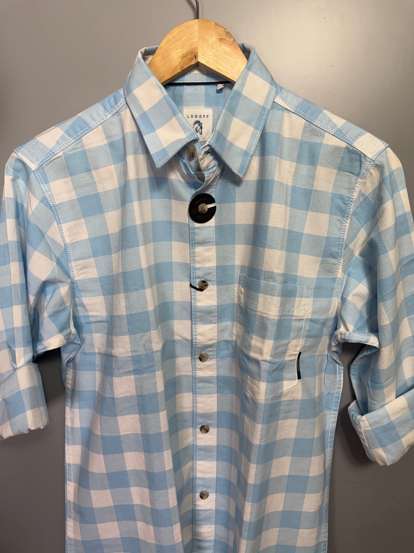 Men's Checked Full Sleeve Cotton Shirt