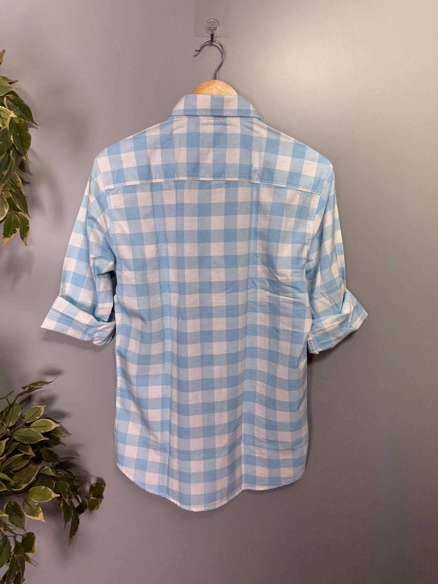 Men's Checked Full Sleeve Cotton Shirt