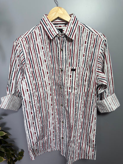 Men's Printed Full Sleeve Cotton Shirt