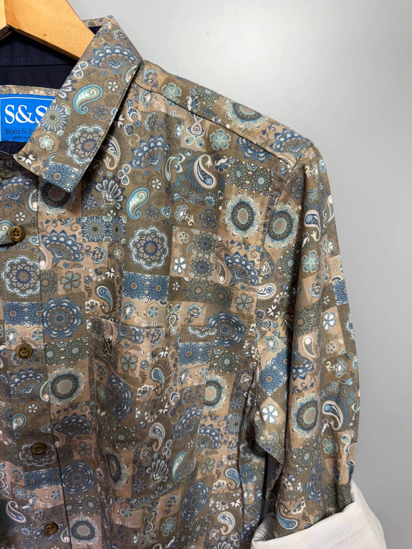 Men's Printed Full Sleeve Cotton Shirt