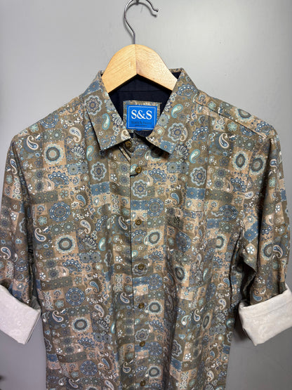 Men's Printed Full Sleeve Cotton Shirt