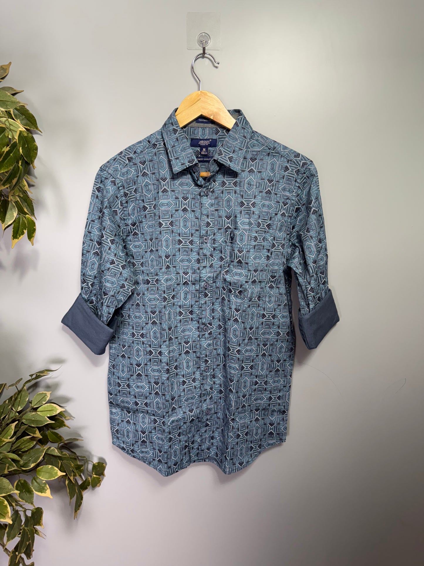 Men's Printed Full Sleeve Cotton Shirt