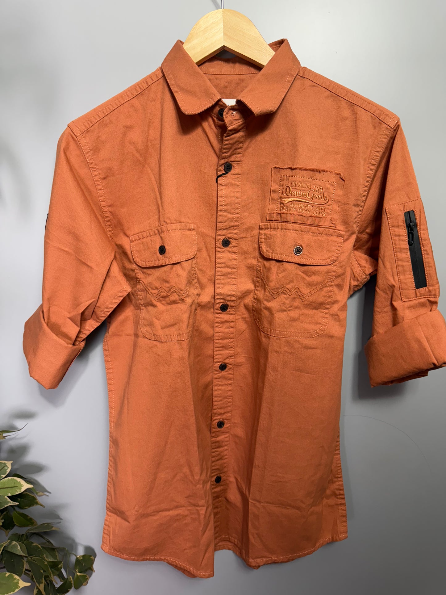 Men's Solid Full Sleeve Cotton Shirt