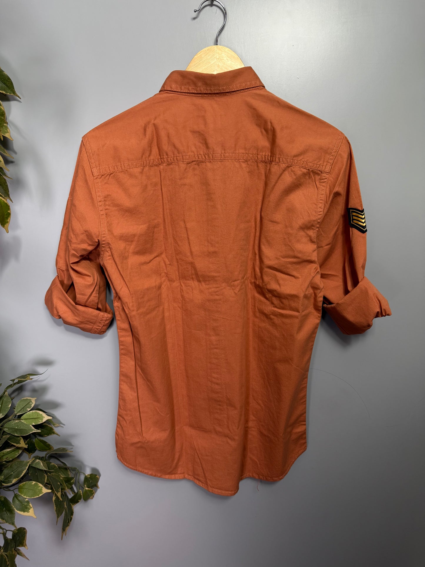 Men's Solid Full Sleeve Cotton Shirt