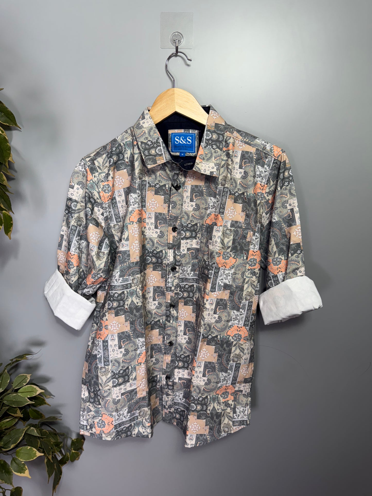 Men's Digital Printed Full Sleeve Shirt