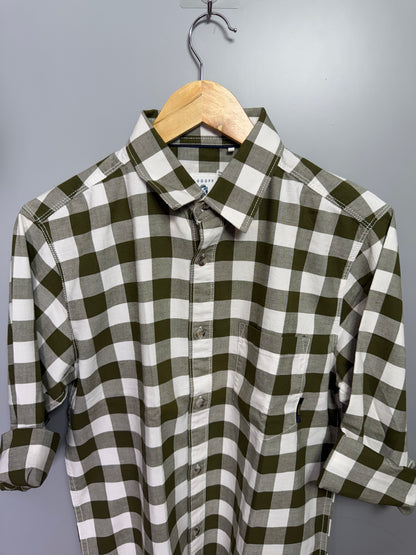 Men's Checked Full Sleeve Cotton Shirt