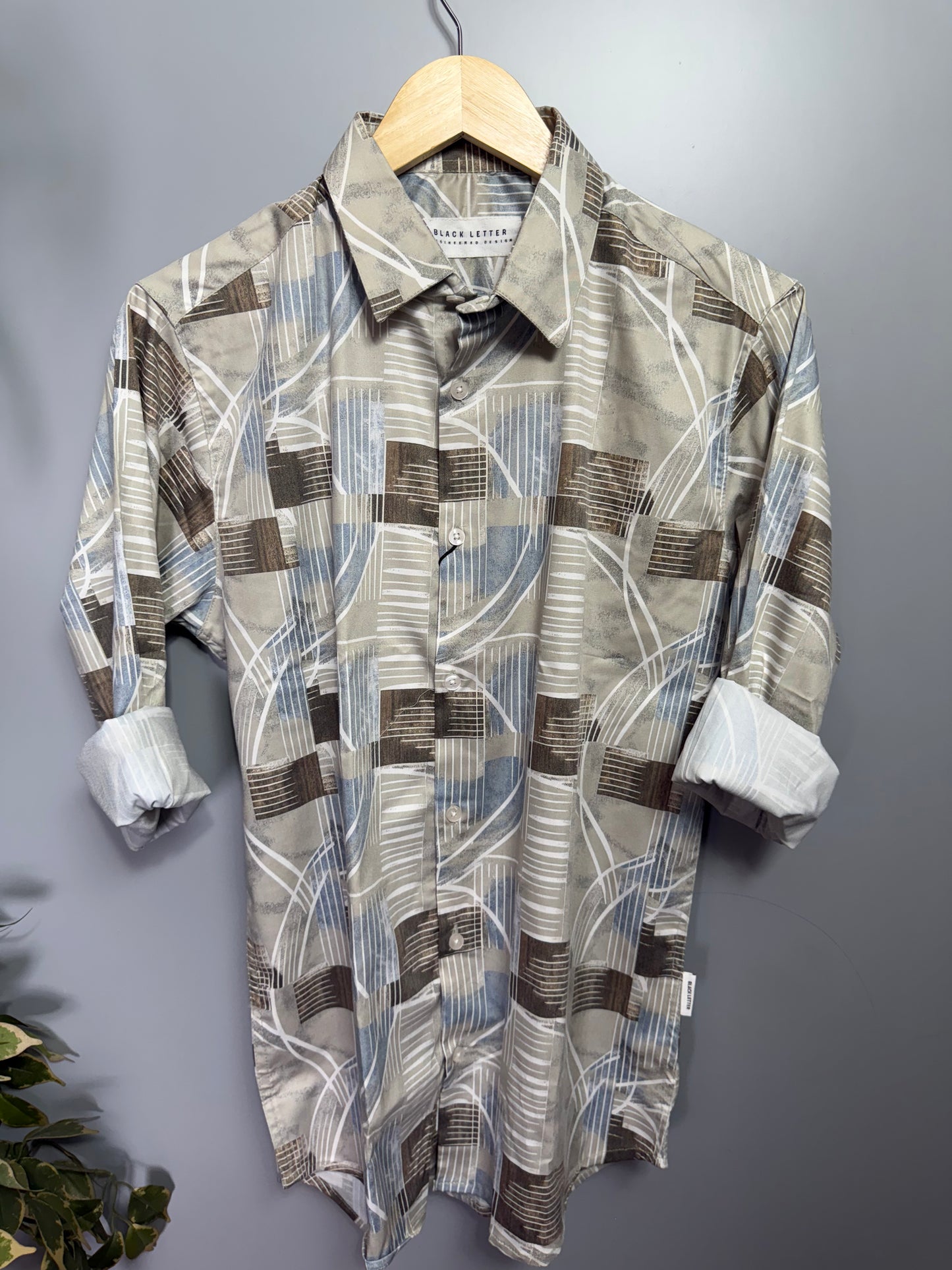 Men's Digital Printed Full Sleeve Shirt