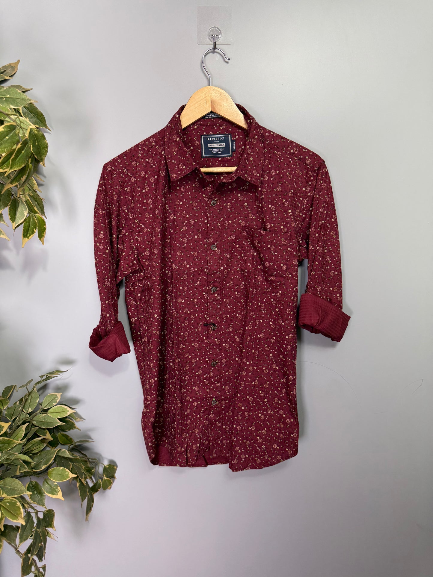 Men's Printed Full Sleeve Cotton Shirt