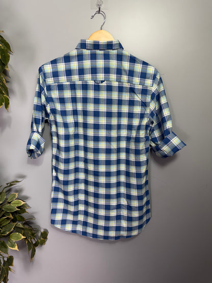 Men's Checked Full Sleeve Cotton Shirt