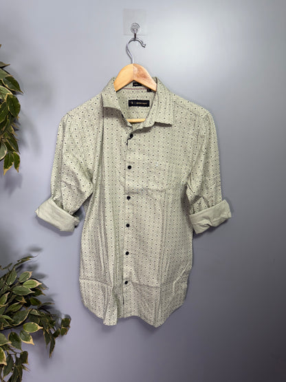 Men's Printed Full Sleeve Cotton Shirt