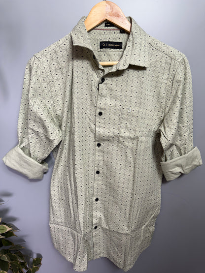 Men's Printed Full Sleeve Cotton Shirt