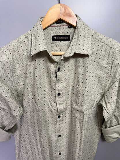 Men's Printed Full Sleeve Cotton Shirt