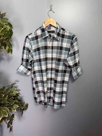 Men's Checked Full Sleeve Cotton Shirt