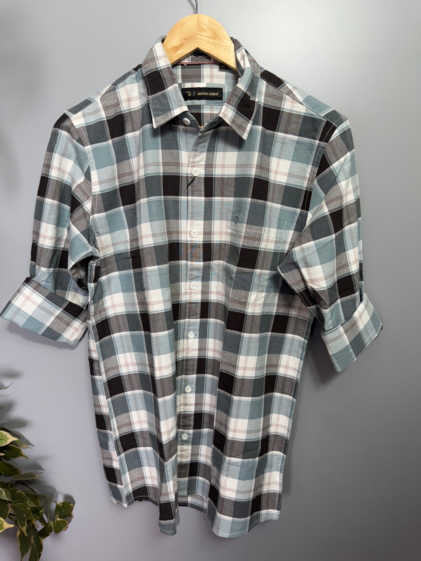 Men's Checked Full Sleeve Cotton Shirt