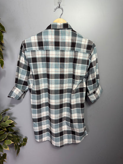 Men's Checked Full Sleeve Cotton Shirt