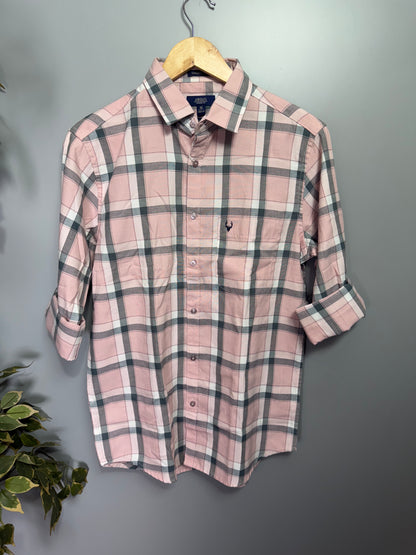 Men's Checked Full Sleeve Cotton Shirt