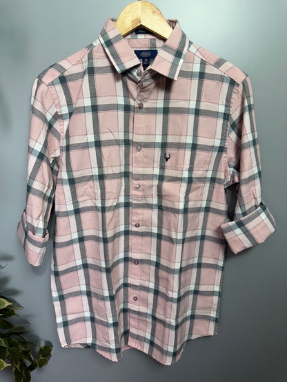 Men's Checked Full Sleeve Cotton Shirt