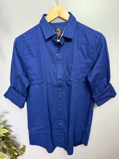 Men's Solid Full Sleeve Shirt