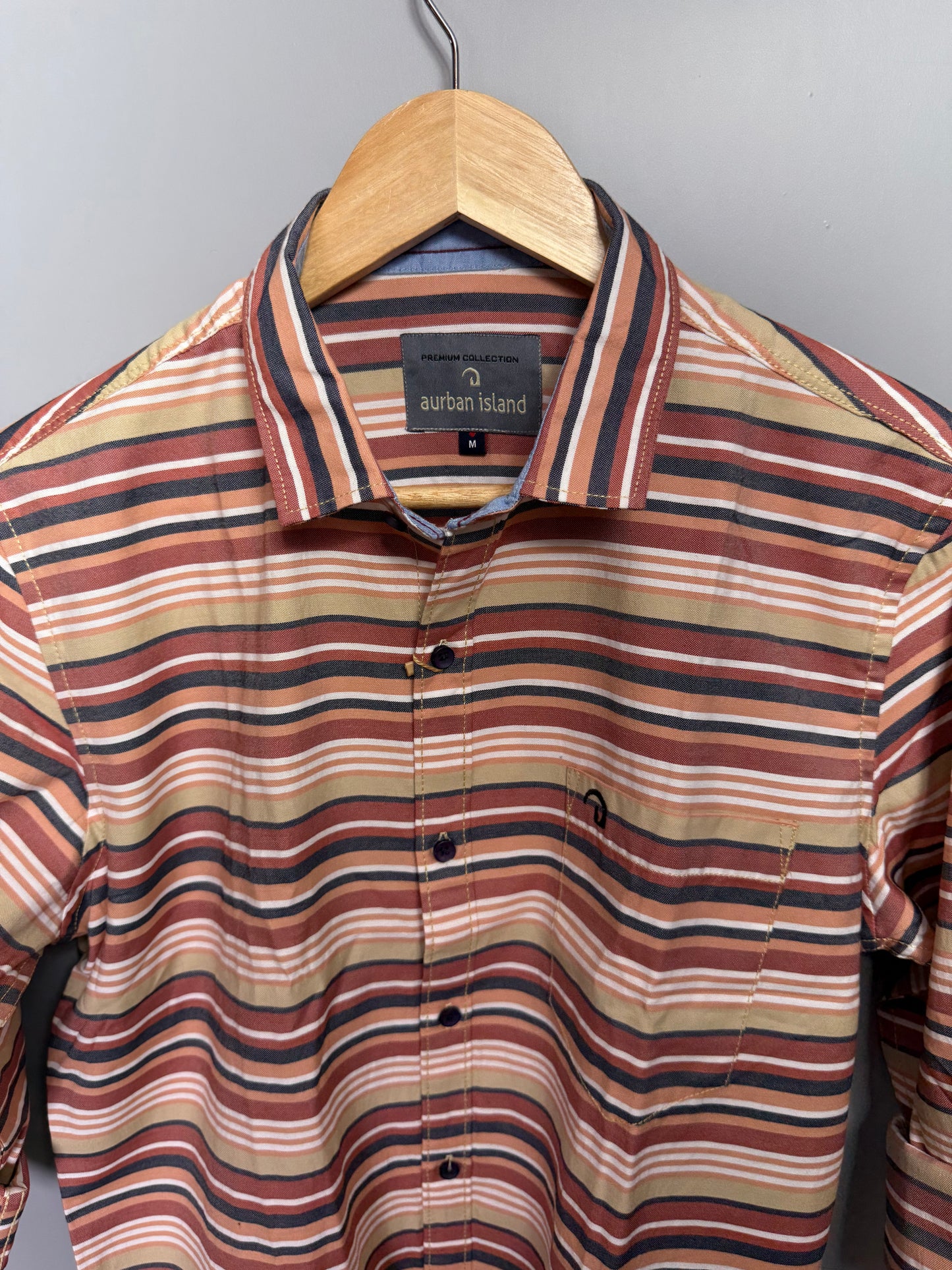 Men's Striped Full Sleeve Shirt