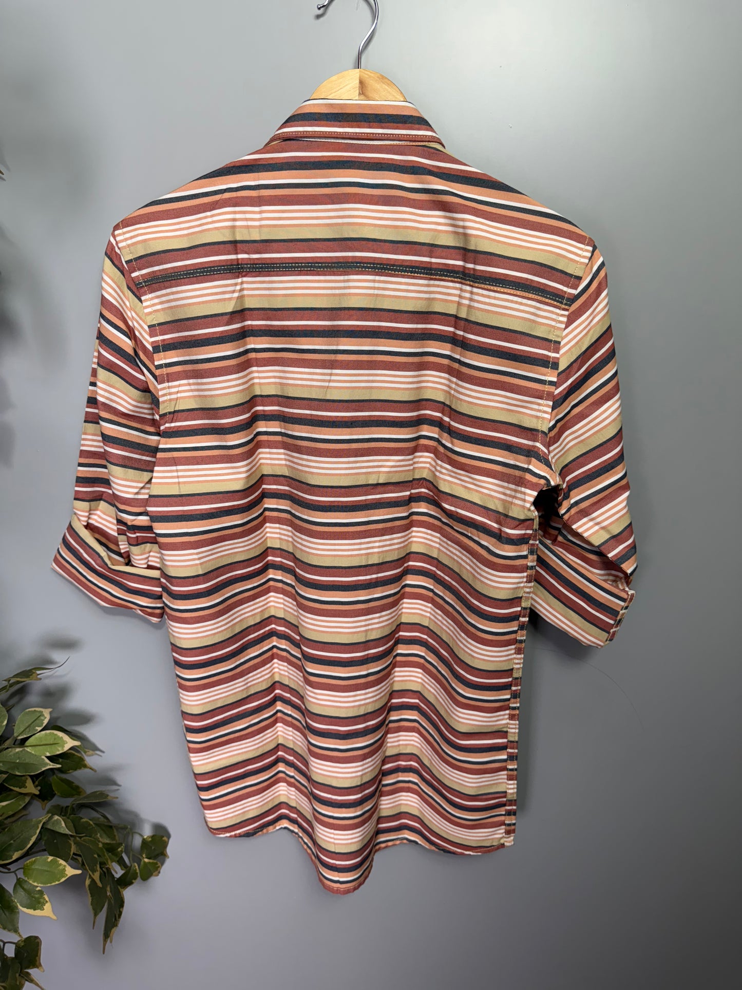 Men's Striped Full Sleeve Shirt