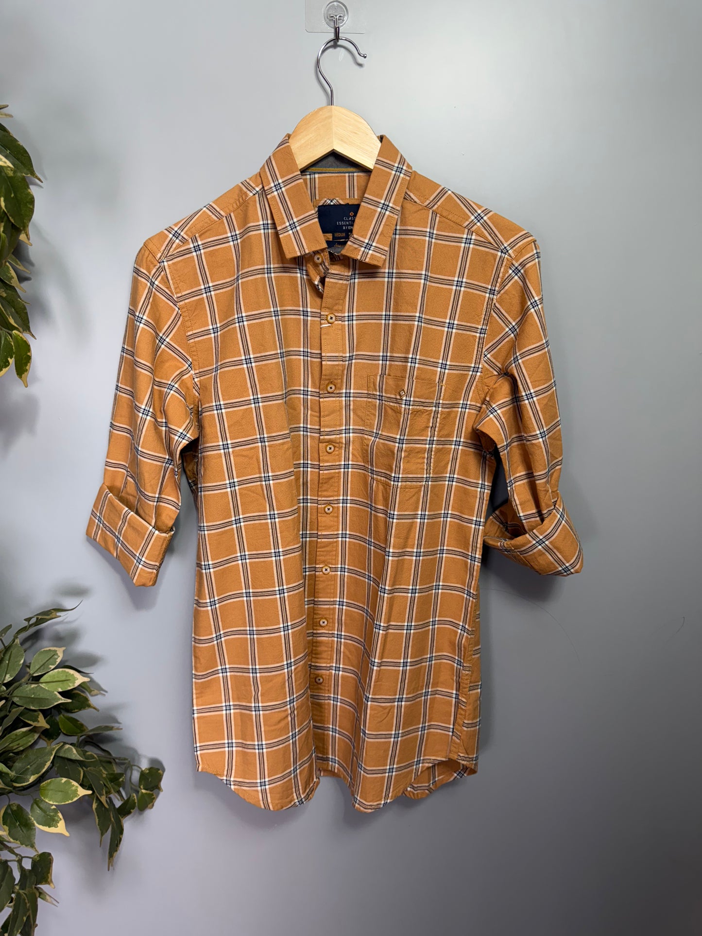 Men's Checked Full Sleeve Cotton Shirt