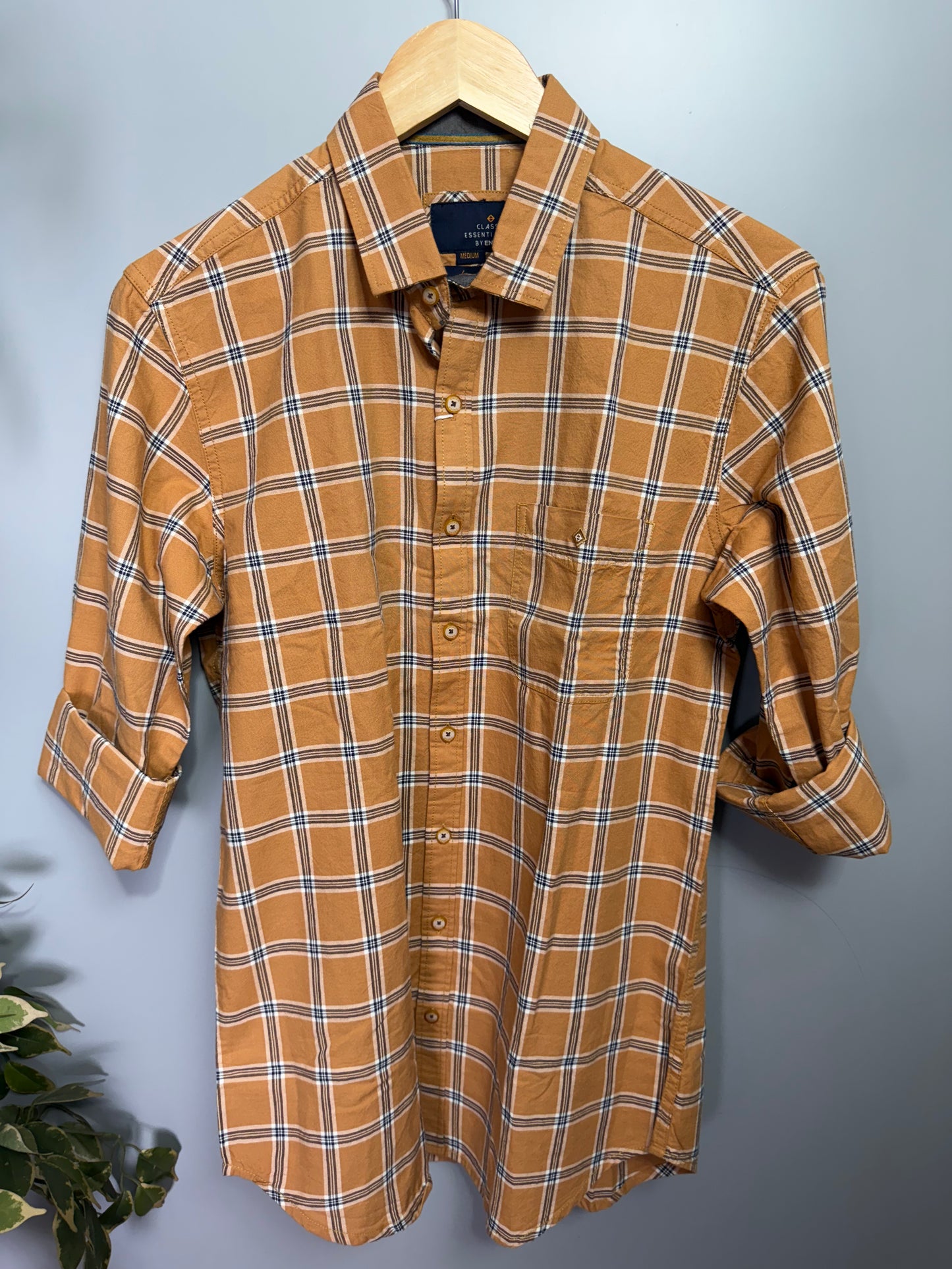 Men's Checked Full Sleeve Cotton Shirt