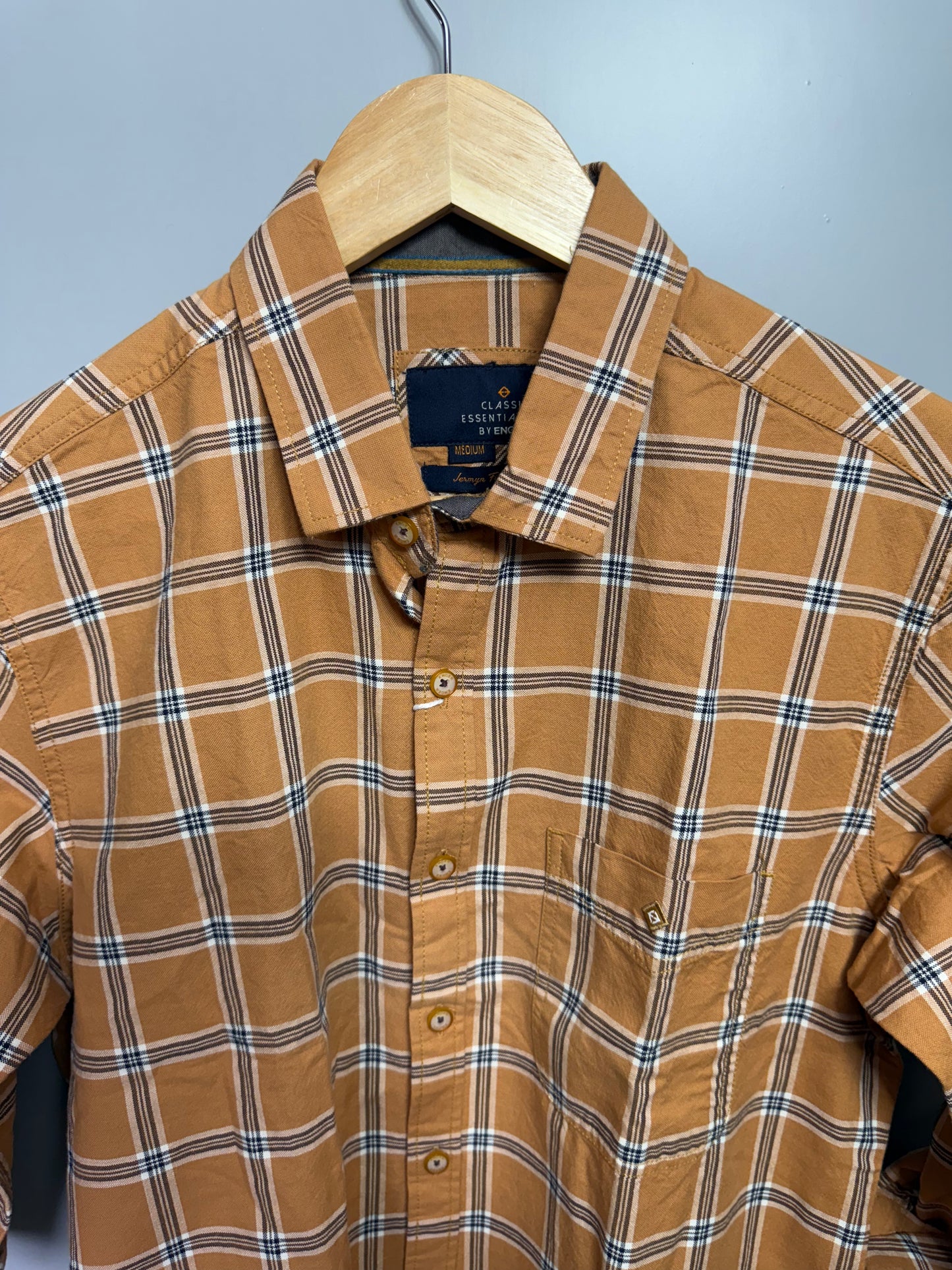 Men's Checked Full Sleeve Cotton Shirt