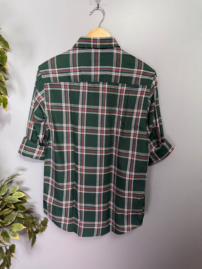 Men's Checked Full Sleeve Cotton Shirt