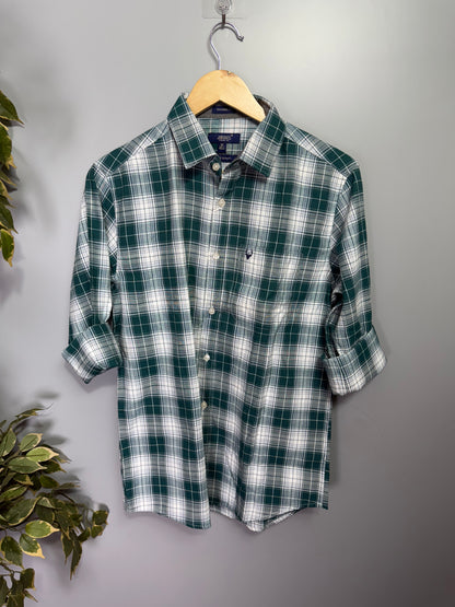 Men's Checked Full Sleeve Cotton Shirt