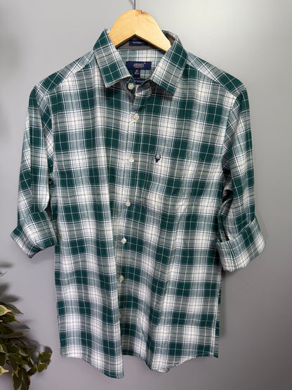 Men's Checked Full Sleeve Cotton Shirt