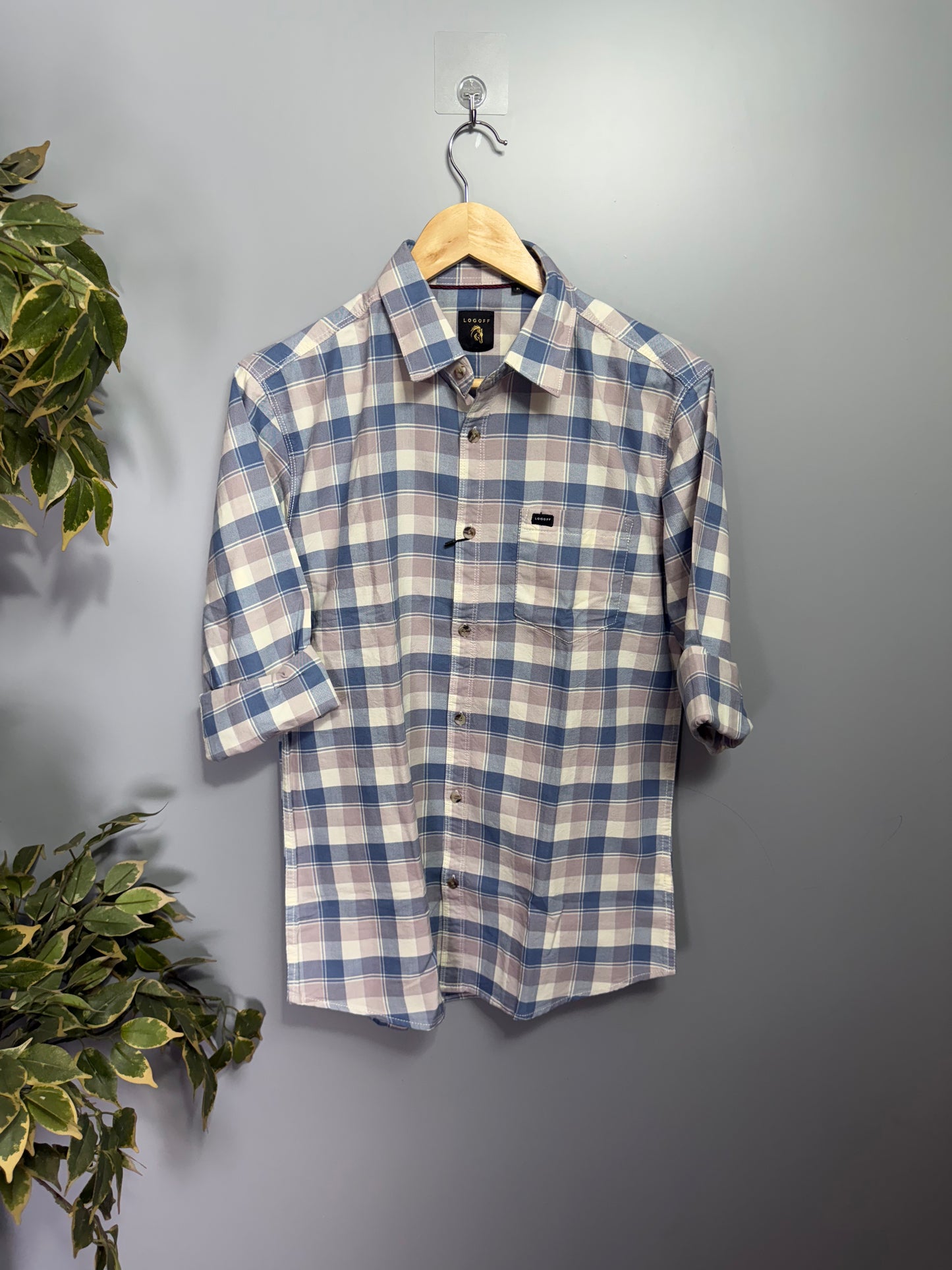 Men's Checked Full Sleeve Shirt