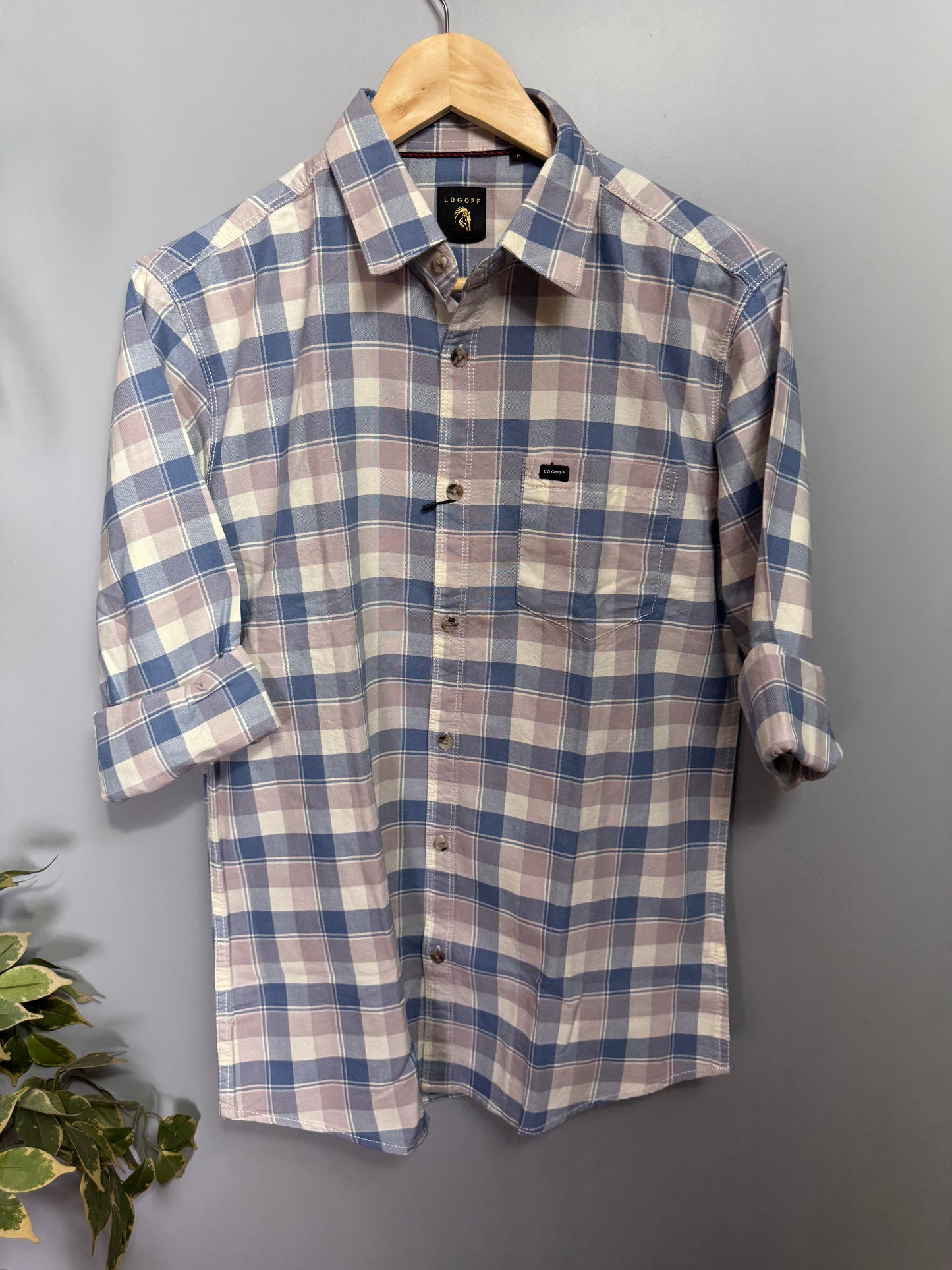 Men's Checked Full Sleeve Shirt