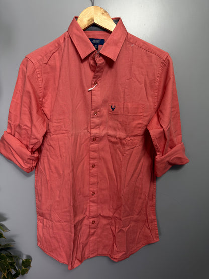 Men's Solid Full Sleeve Shirt