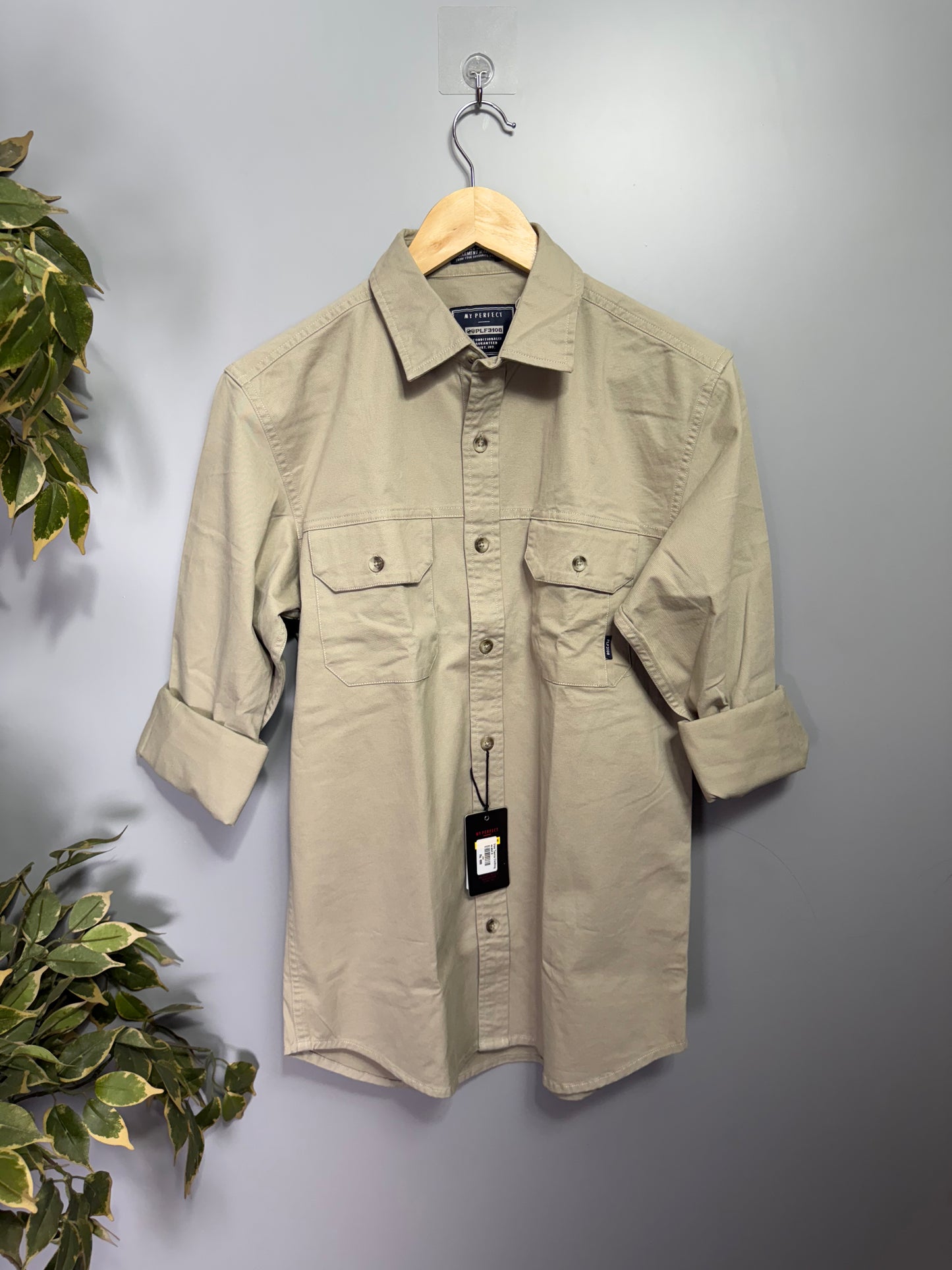 Men's Solid Full Sleeve Shirt