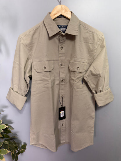 Men's Solid Full Sleeve Shirt