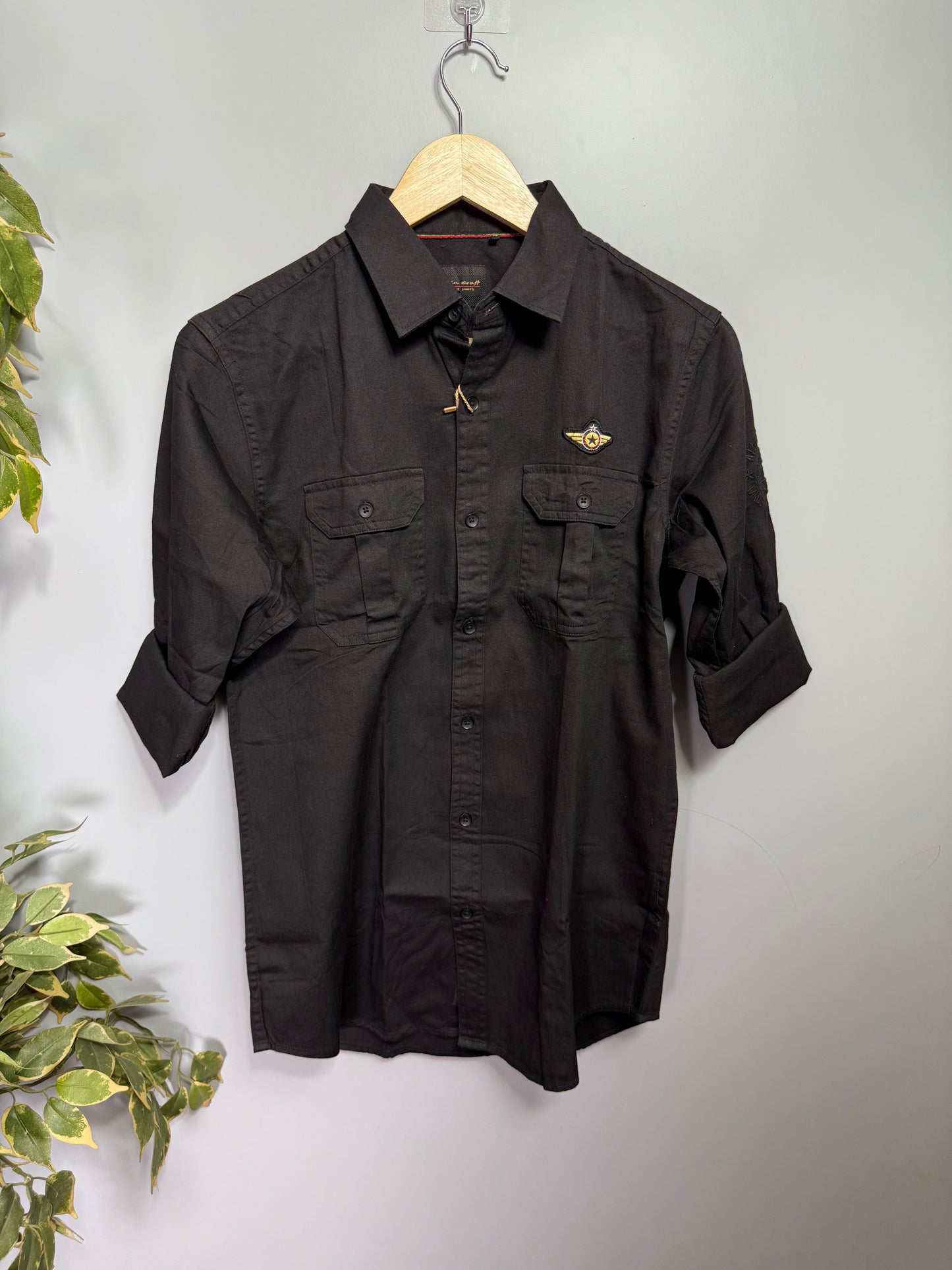 Men's Solid Full Sleeve Shirt