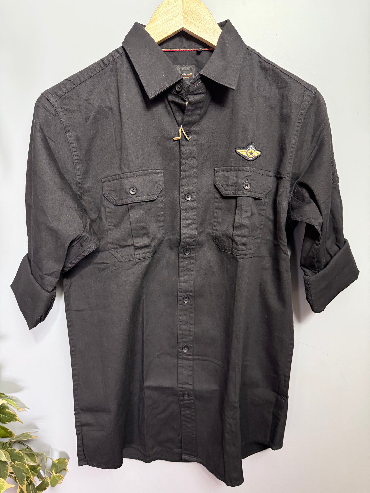 Men's Solid Full Sleeve Shirt