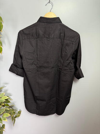 Men's Solid Full Sleeve Shirt