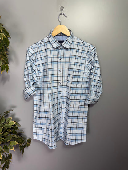 Men's Checked Full Sleeve Shirt