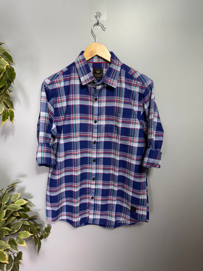 Men's Checked Full Sleeve Shirt