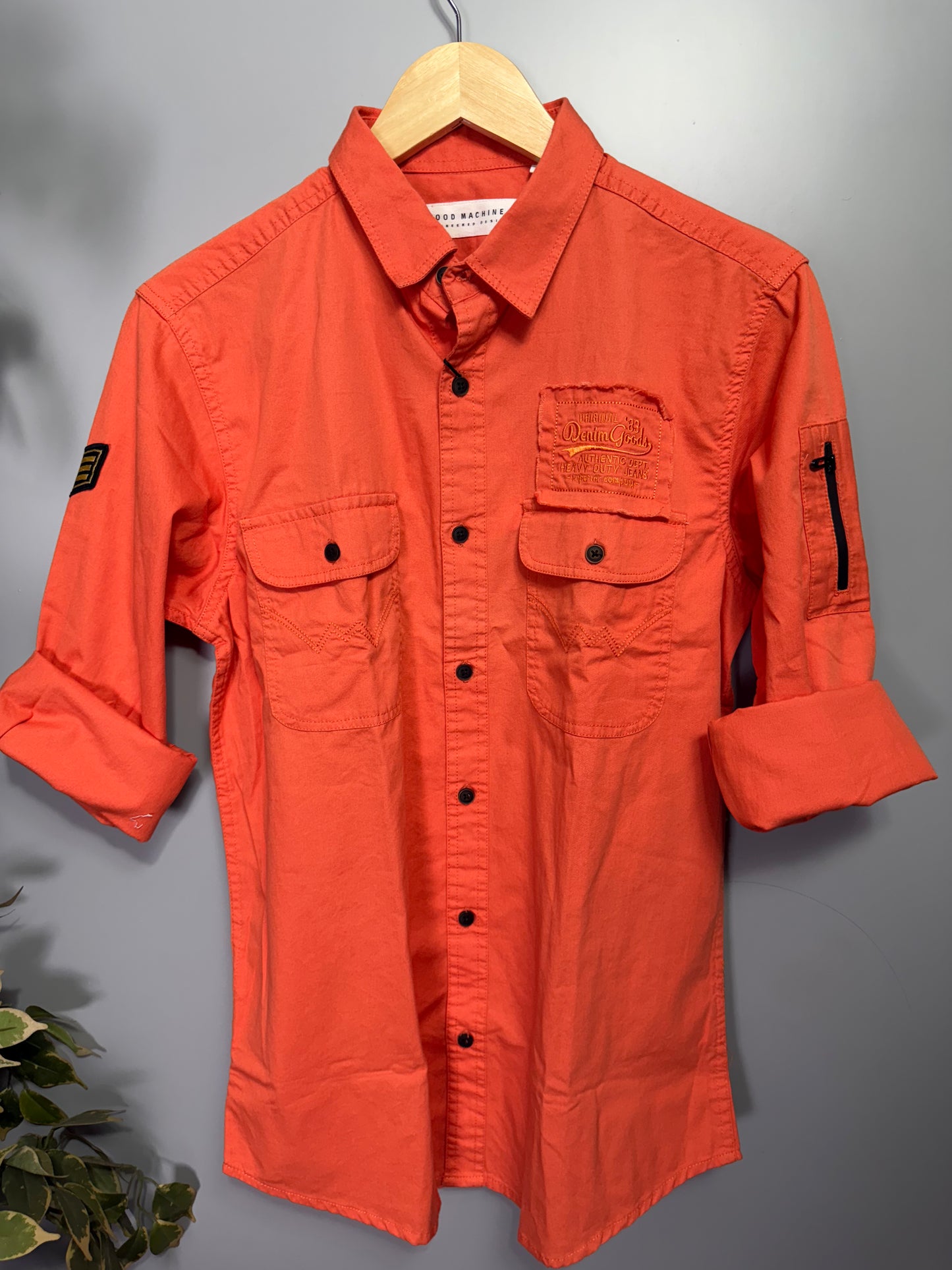 Men's Solid Full Sleeve Shirt