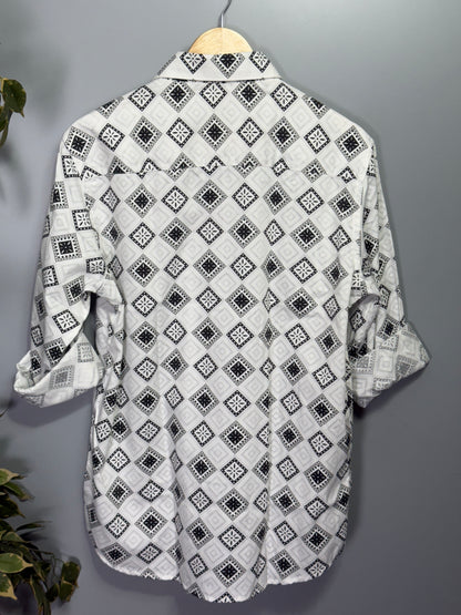 Men's Printed Full Sleeve Shirt