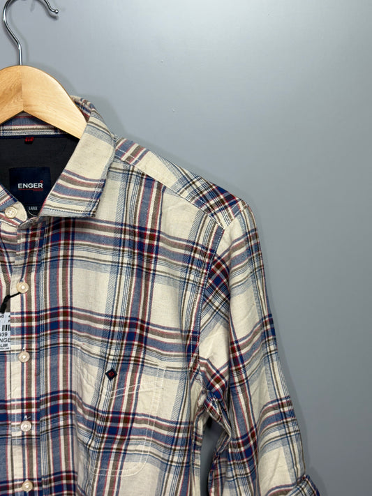 Men's Checked Full Sleeve Shirt