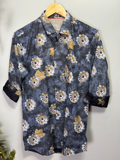 Men's Digital Printed Full Sleeve Shirt